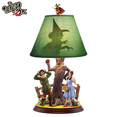 "We're Not In Kansas Anymore" WIZARD OF OZ Lamp