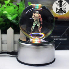 3D Marvel X-Men Wolverine Crystal Ball LED Night Light Table Desk Lamp Gifts UK