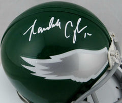 Randall Cunningham Signed Eagles 74-95 TB Mini Helmet- JSA W Auth *White