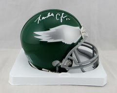 Randall Cunningham Signed Eagles 74-95 TB Mini Helmet- JSA W Auth *White